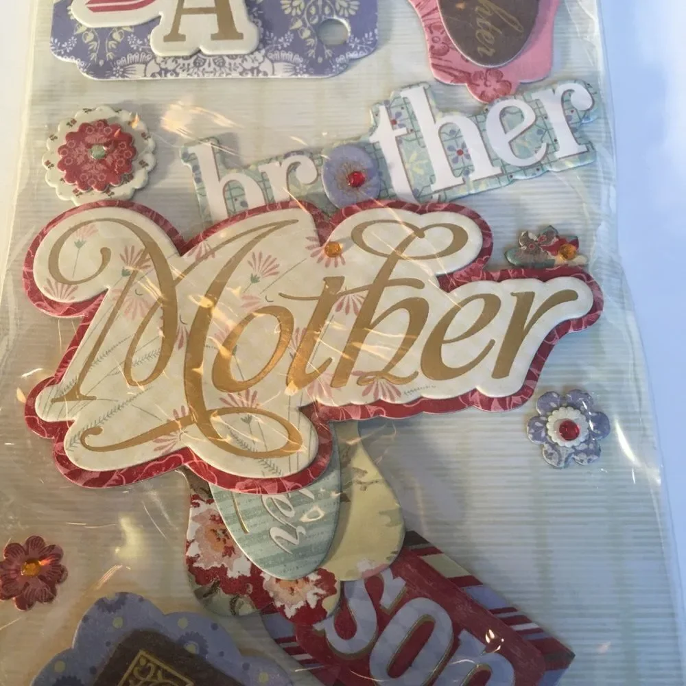 3 Dimensional Sticker Appliqués for Family!